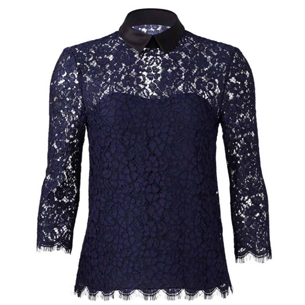 #rachelzoe lace collared blouse $345 retail